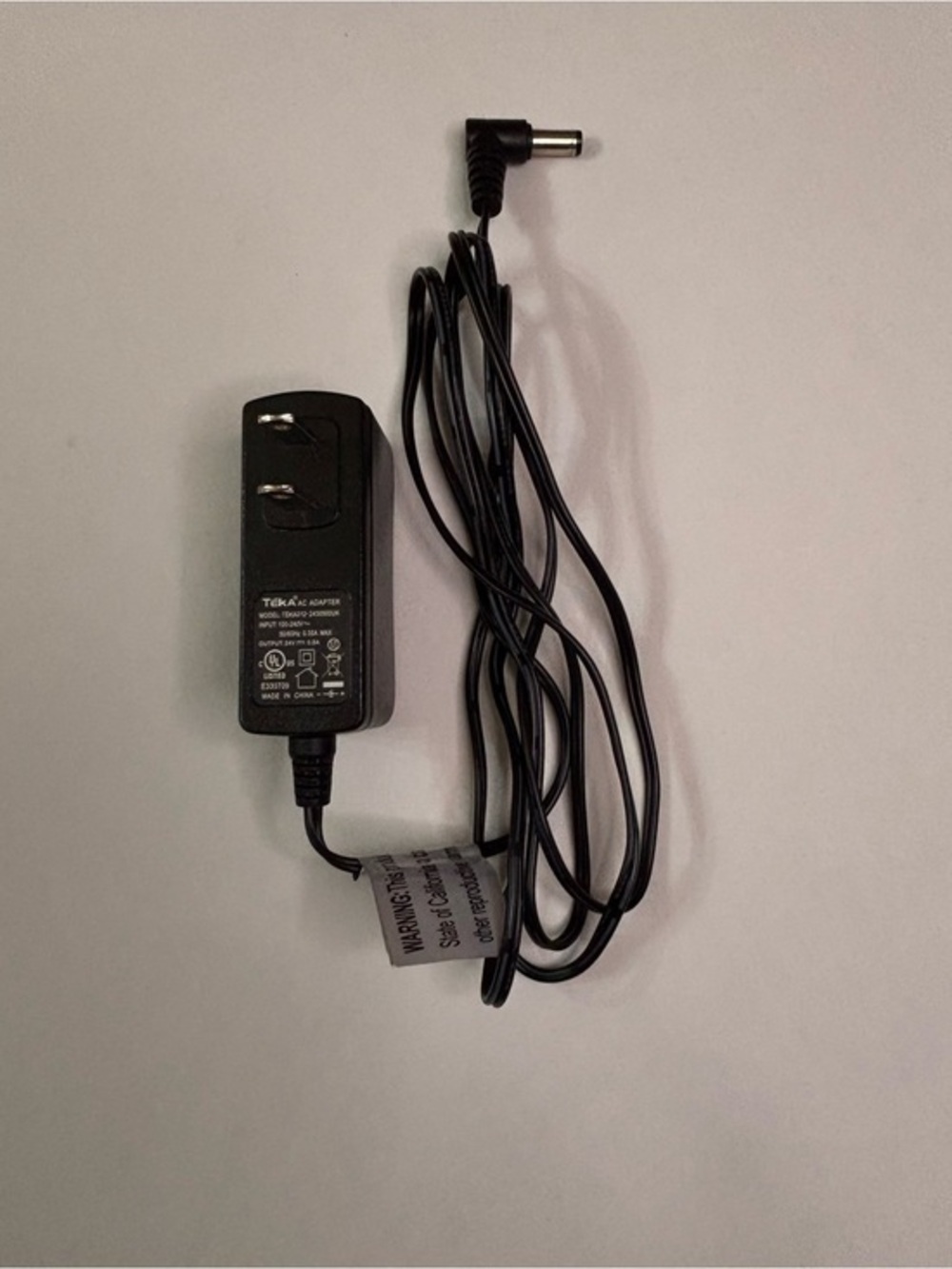 Teka 24V AC Adapter - Black Power Supply